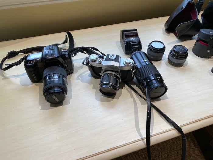 Vintage Minolta Camera Lot