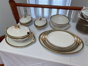 Antique Limoges N.F. Van Gelder & Co WG & Co Dinnerware Lot