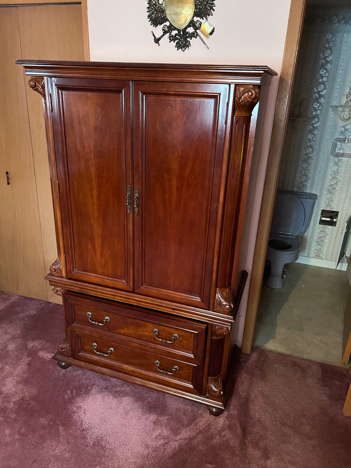 Vintage Mahogany Armoire