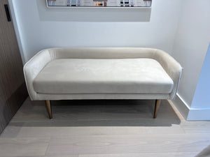 *BRAND NEW Sunpan Sammy Bench - Cream Sky (*Retail value $929)