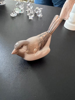 ROYAL COPENHAGEN DENMARK PORCELAIN SPARROW BIRD FIGURINE 1081