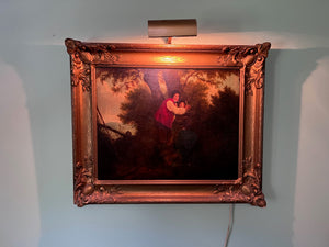 Framed Print by George Morland titled "A Wayside Repost"