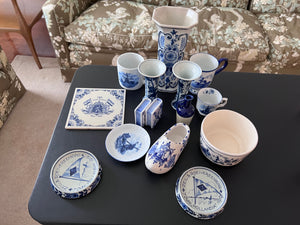 Delft Holland Blue Hand Painted Lot