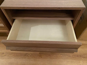 2 Article Walnut Nightstands