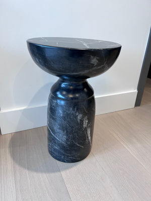 *BRAND NEW Sunpan Goya "Marble Look" End Table - Black (*Retail value $885)