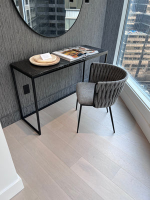 *BRAND NEW Sunpan Sarai Armchair, Belfast Koala Grey (*Retail value $675)