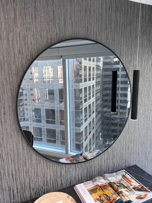 *BRAND NEW Custom Made Metal Frame Oversized Round Mirror