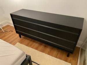 EQ3 Black Oak Marcel Double Dresser (*BRAND NEW)