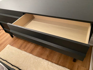 EQ3 Black Oak Marcel Double Dresser (*BRAND NEW)