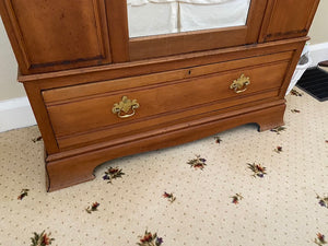 19th Century Armoire Cabinet by "Greenlands Ltd Hereford"