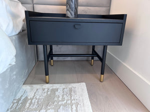 *BRAND NEW Pair of Home Societe Black Nighstands w/1 Drawer (*Retail value $1400)