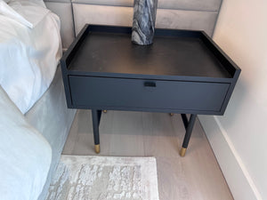 *BRAND NEW Pair of Home Societe Black Nighstands w/1 Drawer (*Retail value $1400)