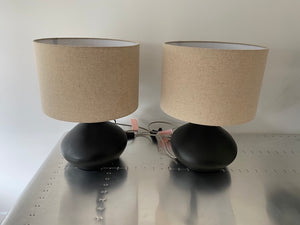 2 West Elm Asymmetry Ceramic Table Lamp (*BRAND NEW)