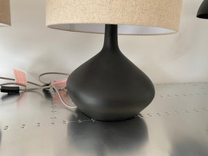2 West Elm Asymmetry Ceramic Table Lamp (*BRAND NEW)