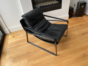 Moe's Home Connor Club Chair With Black Finish PK-1044-02