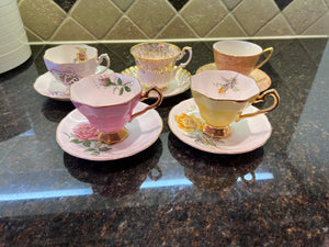 5 Cups & Saucers Lot