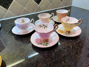 5 Cups & Saucers Lot