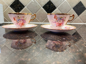 2 Hammersley 'Lady Patricia' Howard Sprays- Cup & Saucer