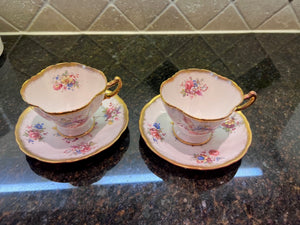 2 Hammersley 'Lady Patricia' Howard Sprays- Cup & Saucer