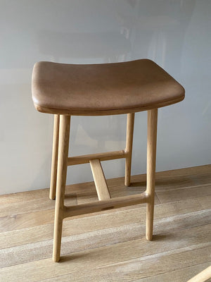 BRAND NEW Article Esse Canyon Tan Light Oak Counter Stool (*5 Available)