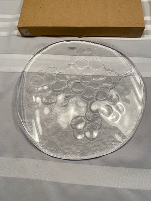 2 Brand New "Kosta Boda" Grape Cheese Plates