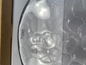 2 Brand New "Kosta Boda" Grape Cheese Plates