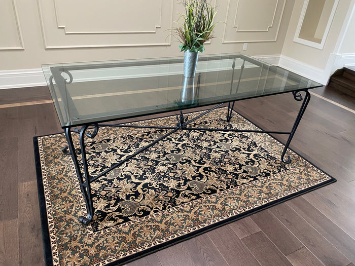 Glass Top Entrance Foyer Table