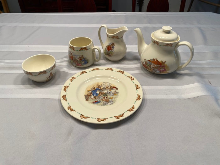 5 Piece Royal Doulton "Bunnykins" Lot