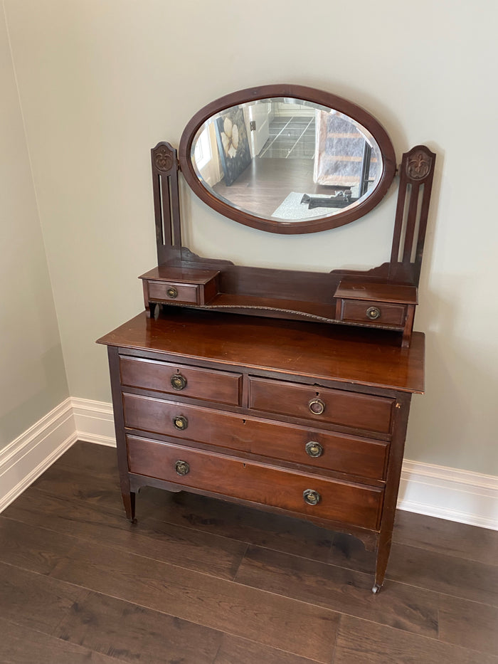 Antique Dresser w/Mirror