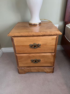 Pair of Wood Side Tables