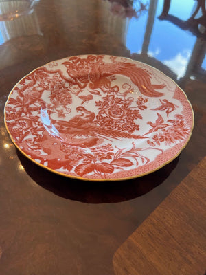 Royal Crown Derby English Bone China 'Red-Aves' Service for 12