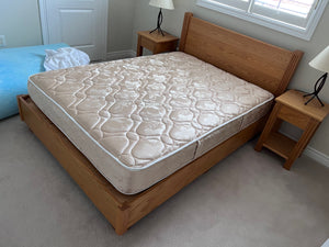 Wood Double Platform Bed # 2