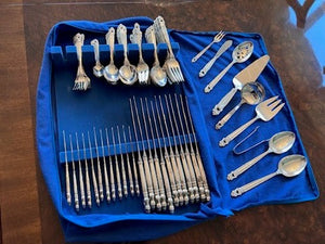 'Royal Danish' by International Sterling Silver Flatware Set- Service for 12 (117 Pieces)