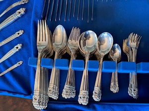 'Royal Danish' by International Sterling Silver Flatware Set- Service for 12 (117 Pieces)