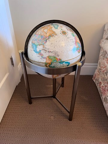 Vintage REPLOGLE Globe World Classic Series Leroy M. Tolman w/ Metal Base