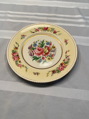 Simpsons Potters Ambassador Ware Cobridge England- Floral Plate