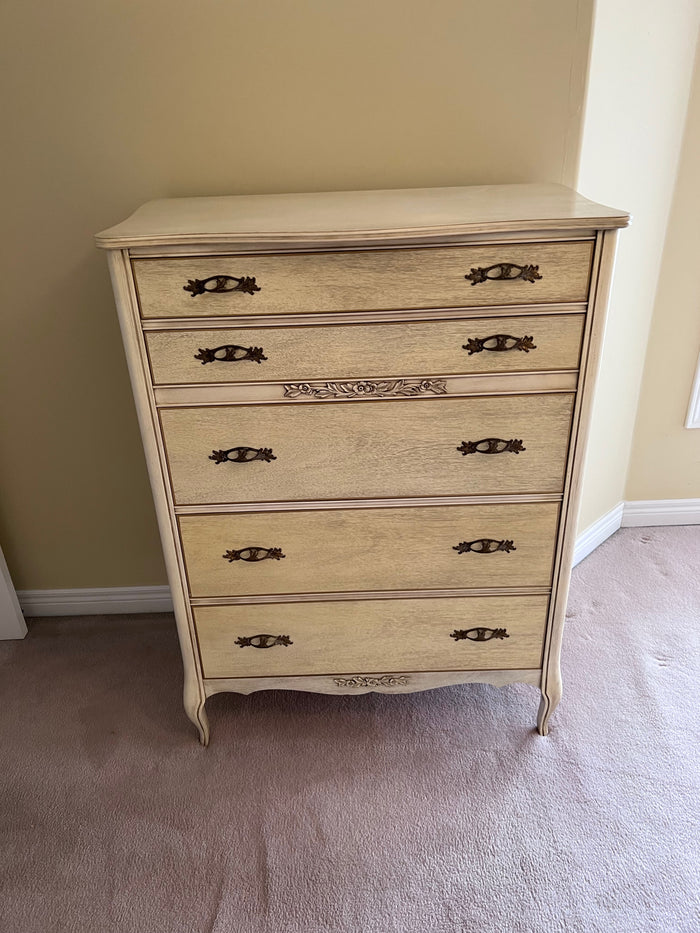 Antique Malcolm Furniture Highboy Dresser