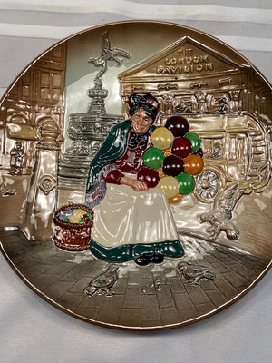 Royal Doulton "The Old Balloon Seller" D6649 Plate