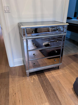 Pier 1 Mirrored Chest of Drawers