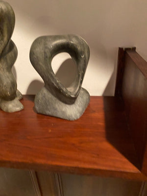 2 Signed Soapstone Sculptures