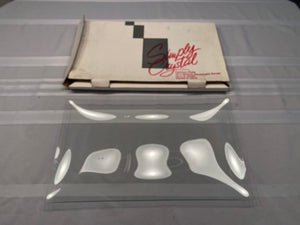 Vintage L.E. Smith Glass Co Simply Crystal Fashion Plate