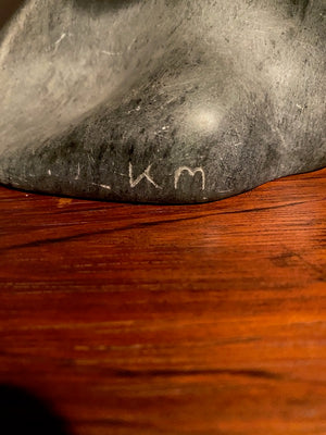 2 Signed Soapstone Sculptures