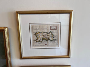 Antique Print of 'The Island of Jarsey' by John Seller