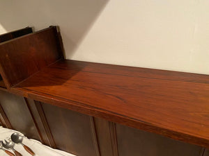 3 MCM Rosewood Floating Shelves