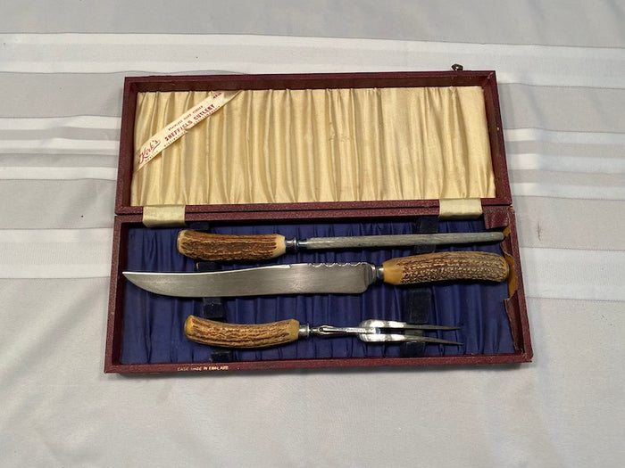Vintage Kirk's Sheffield Cutlery Carving Set