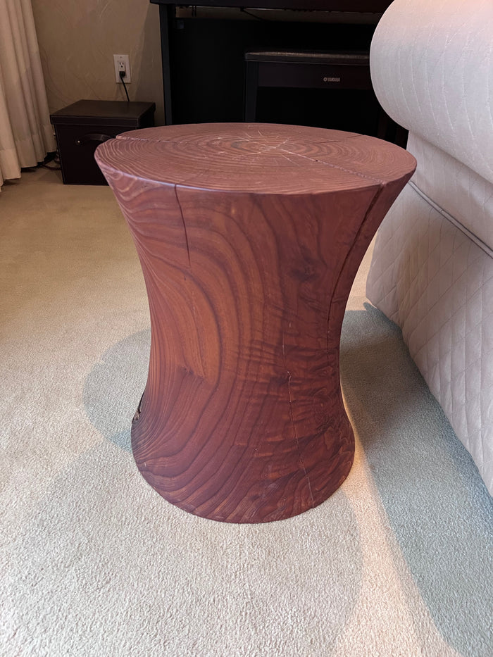 Pair of 'Urban Salvage' Maple Wood Stools/Tables (*Retail $600)