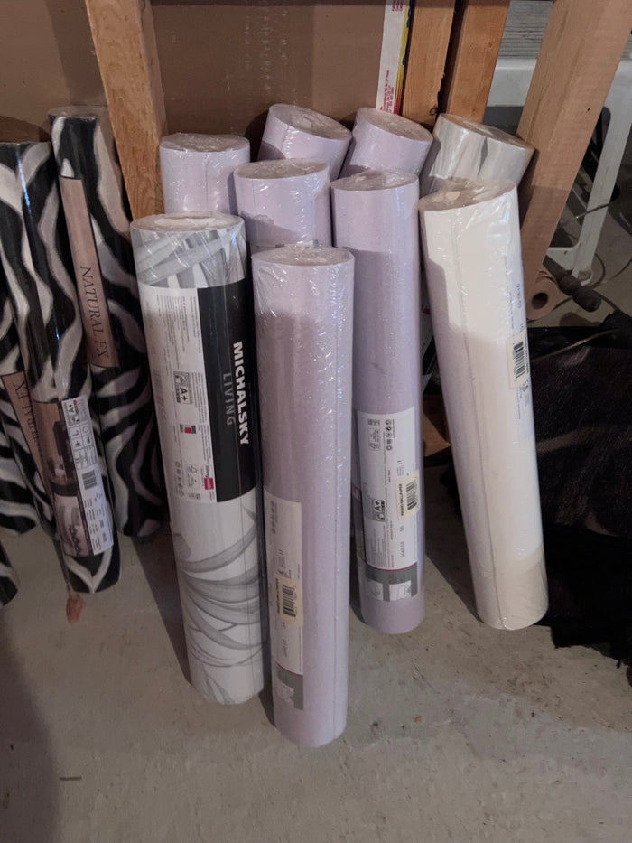9 Brand News Rolls of Assorted Wallpaper