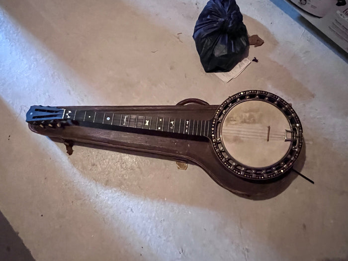Antique Banjo with Original Case