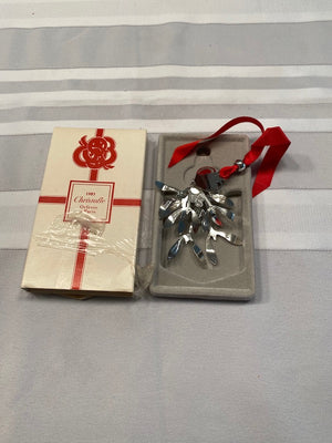 1985 Christofle Mistletoe Branch
