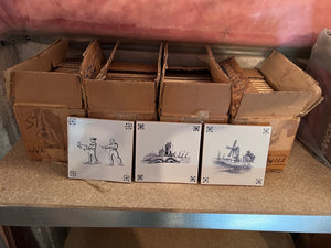 Delft Tile Lot Lot (Over 75)